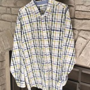Tommy Bahama Multicolor Plaid Button Down Shirt